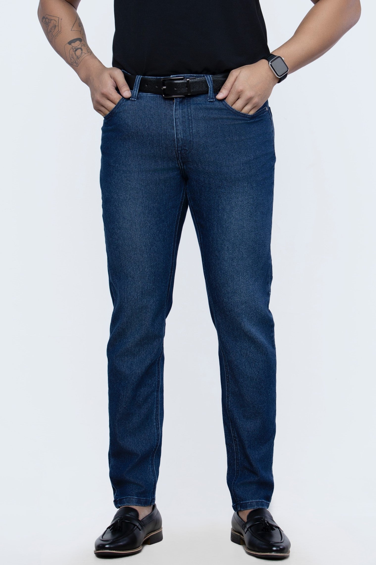 Men's Slim Fit Jeans - Dark