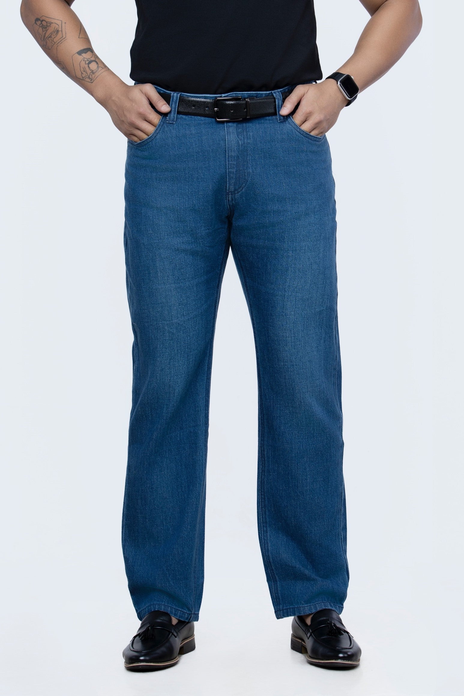 Men's Straight Jeans - True Navy Mid